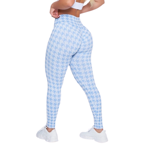 HOUNDSTOOTH SCRUNCH BUTT LEGGINGS